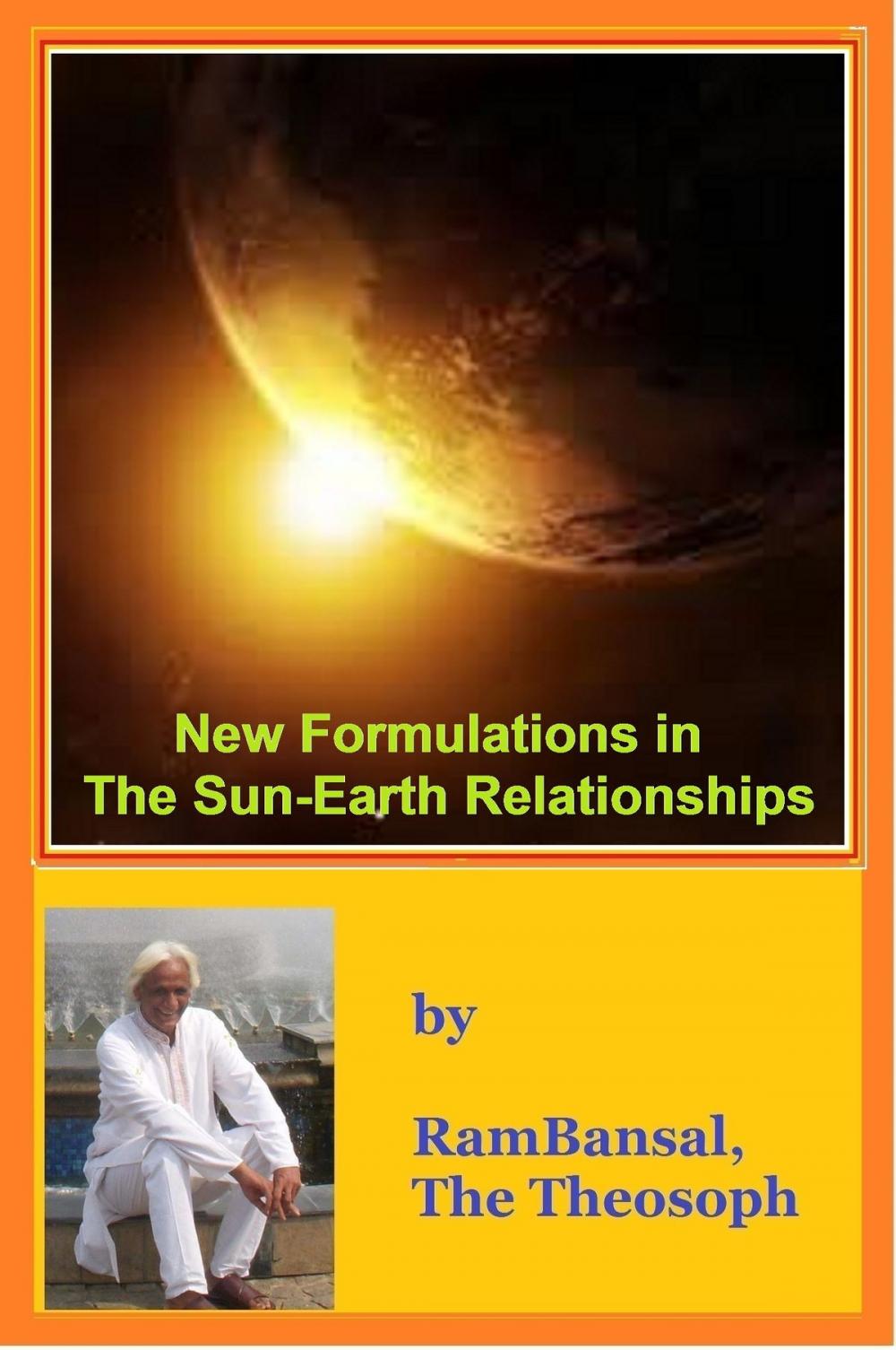 Big bigCover of New Formulations in The Sun-Earth Relationships