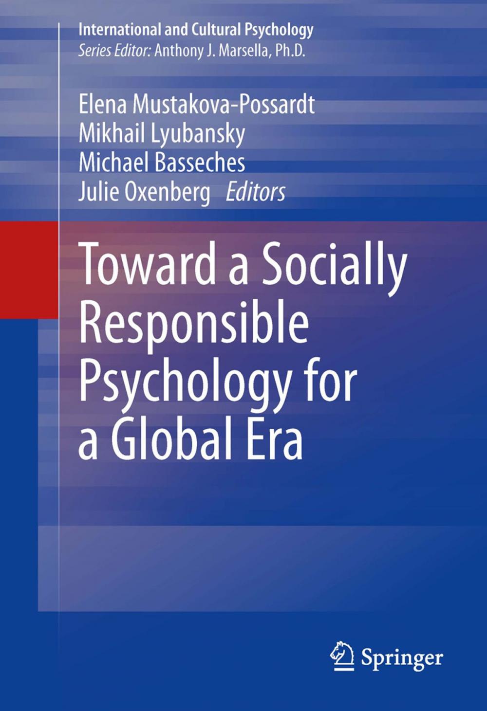 Big bigCover of Toward a Socially Responsible Psychology for a Global Era