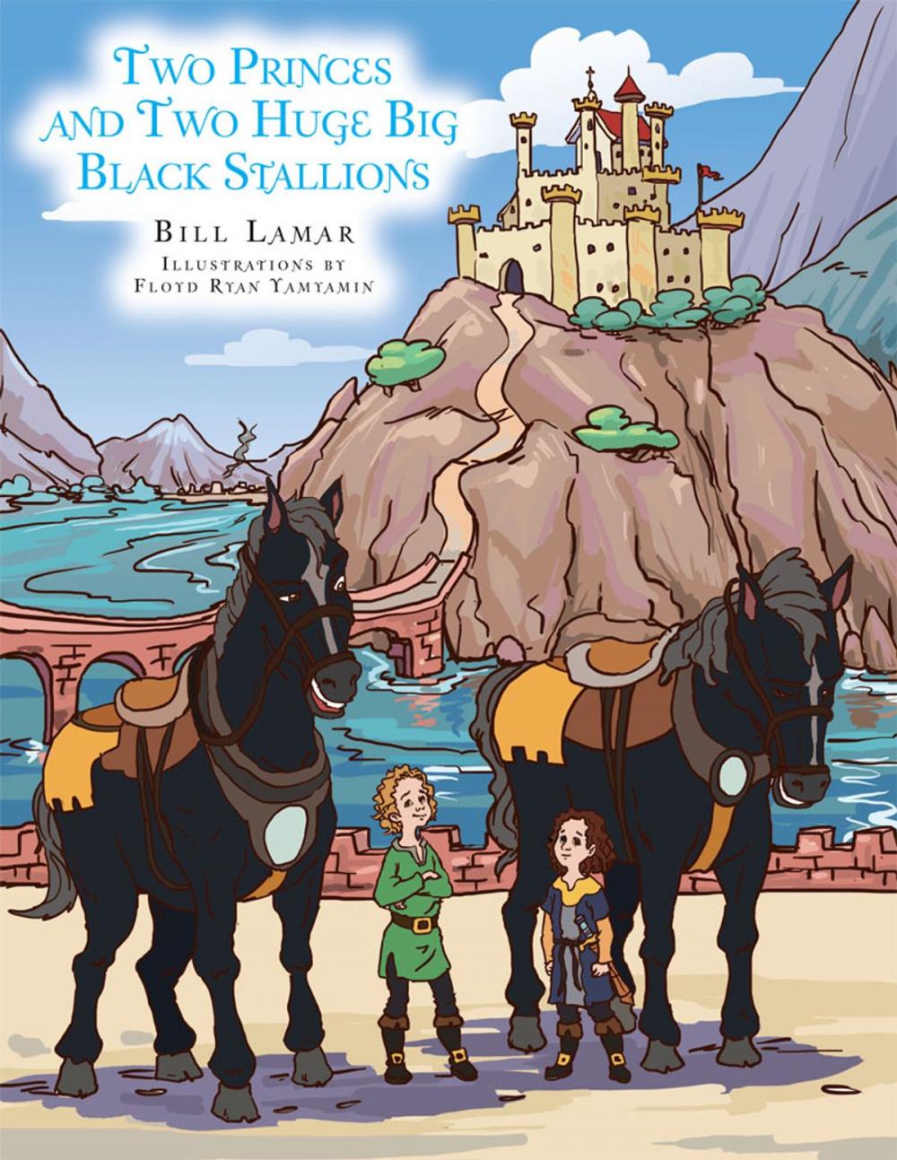 Big bigCover of Two Princes and Two Huge Big Black Stallions