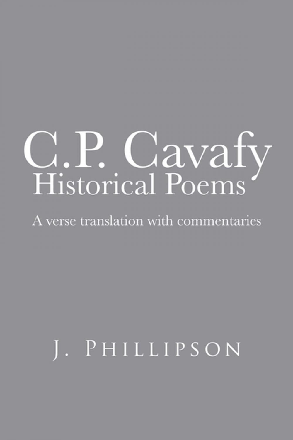 Big bigCover of C.P. Cavafy Historical Poems