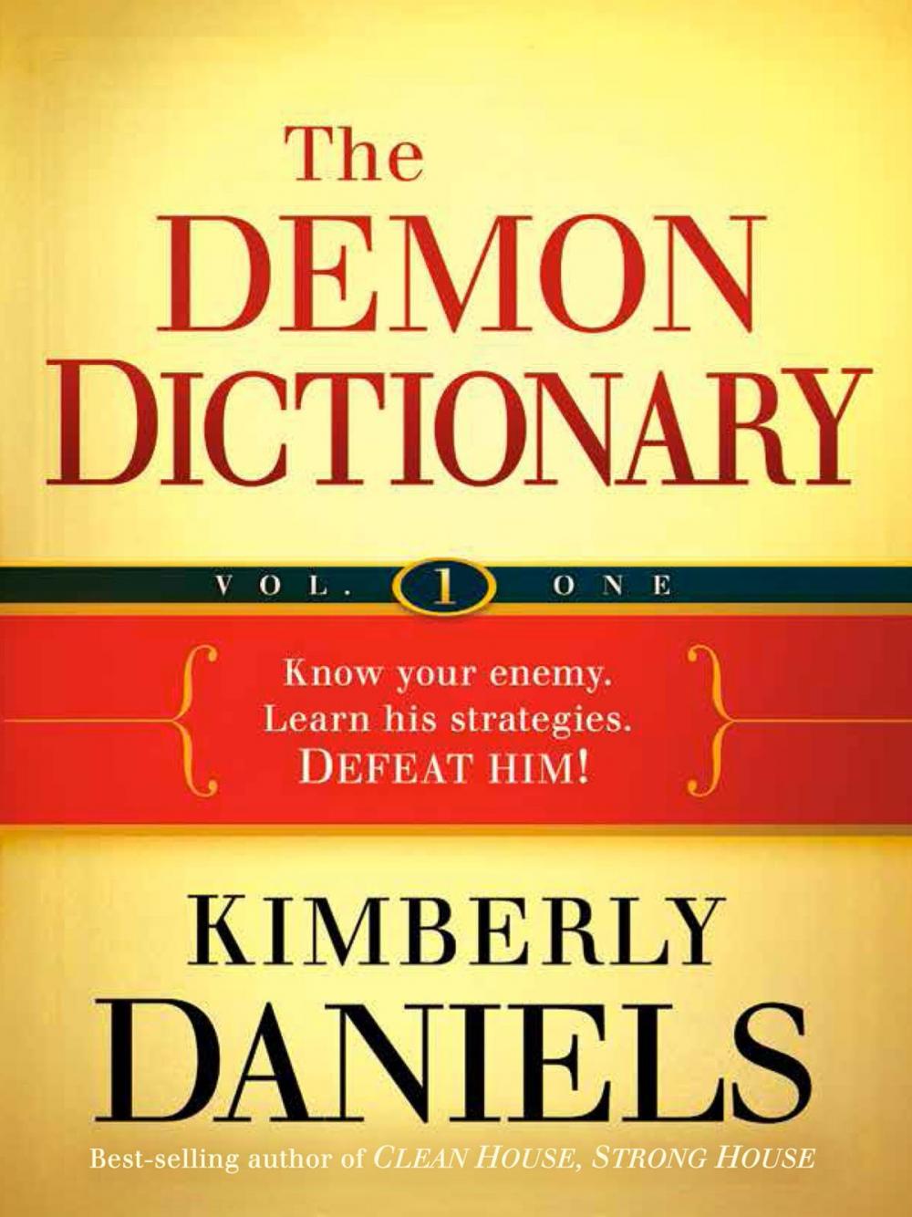 Big bigCover of The Demon Dictionary Volume One