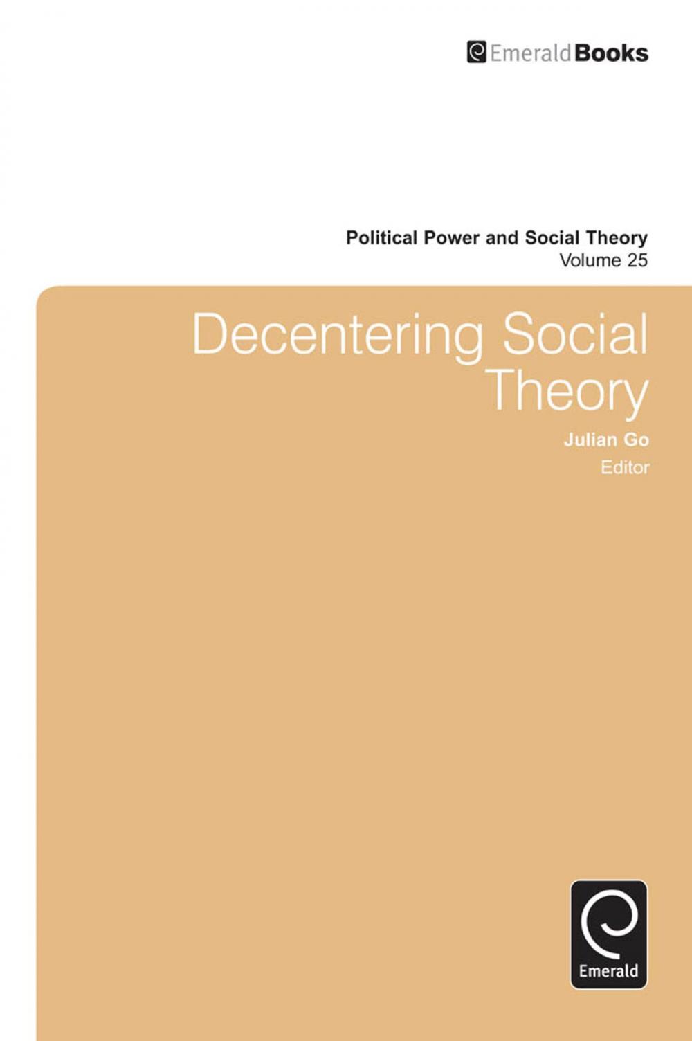 Big bigCover of Decentering Social Theory