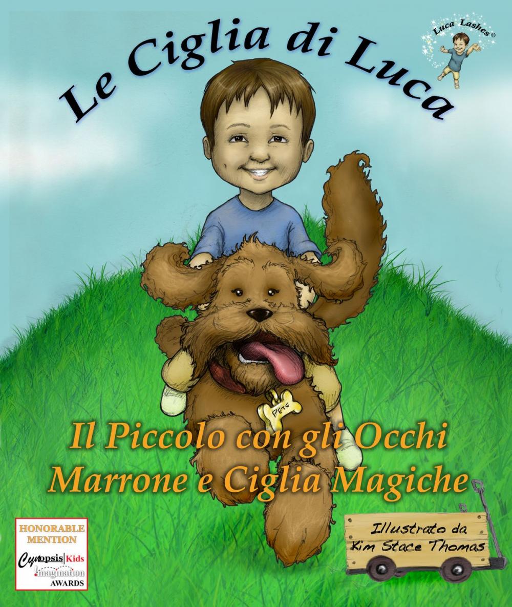 Big bigCover of Le Ciglia di Luca Il Piccolo con gli Occhi Marrone e Ciglia Magiche