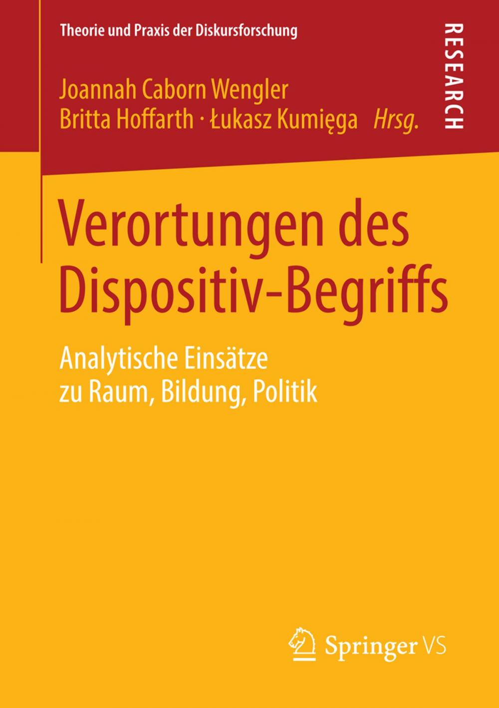 Big bigCover of Verortungen des Dispositiv-Begriffs