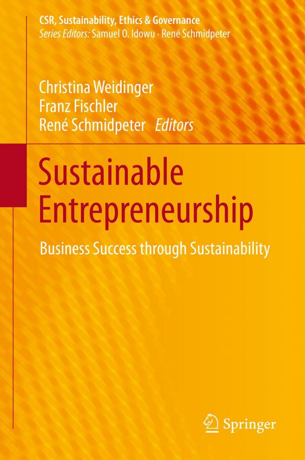 Big bigCover of Sustainable Entrepreneurship