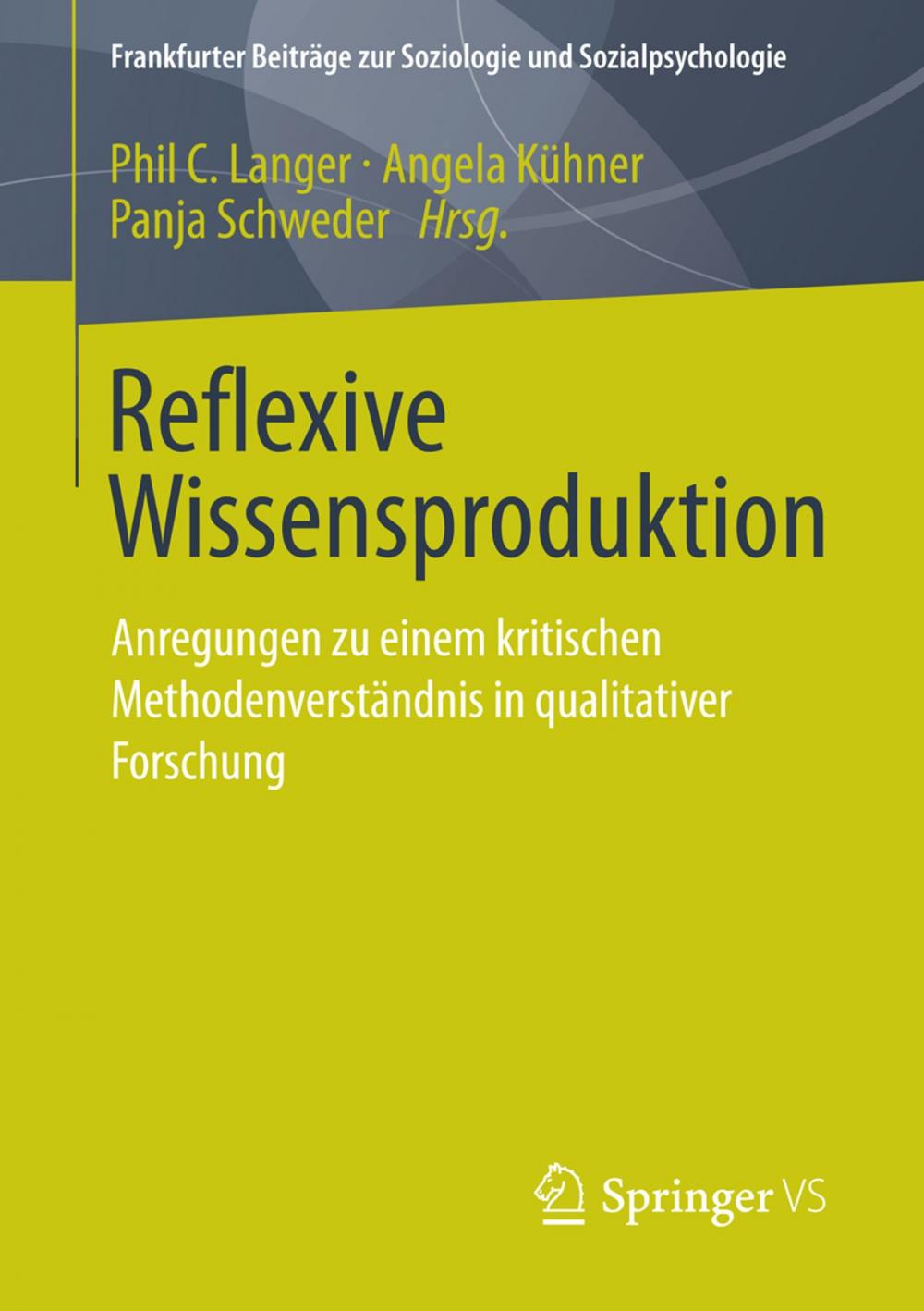 Big bigCover of Reflexive Wissensproduktion