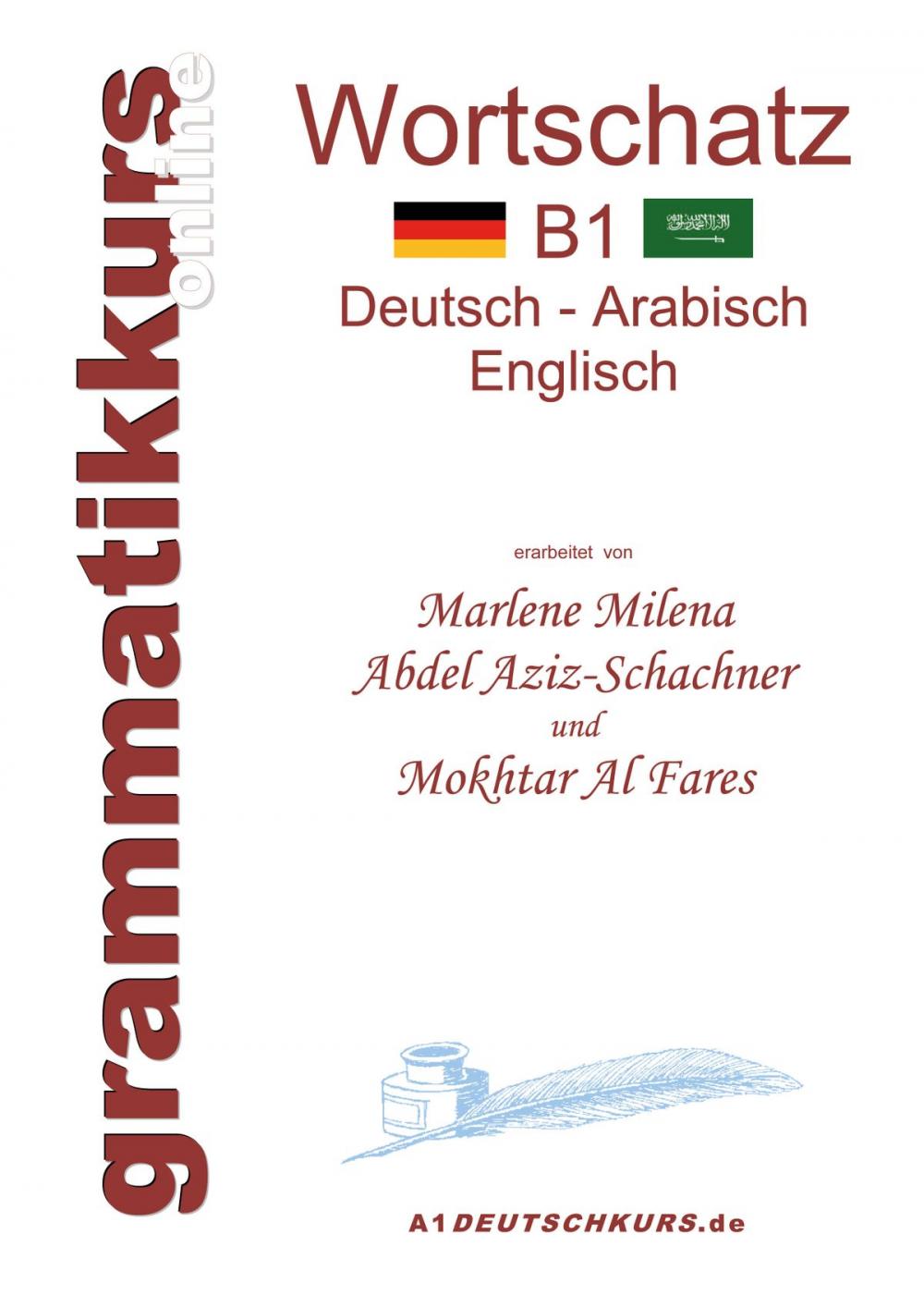 Big bigCover of Wörterbuch B1 Deutsch-Arabisch-Englisch