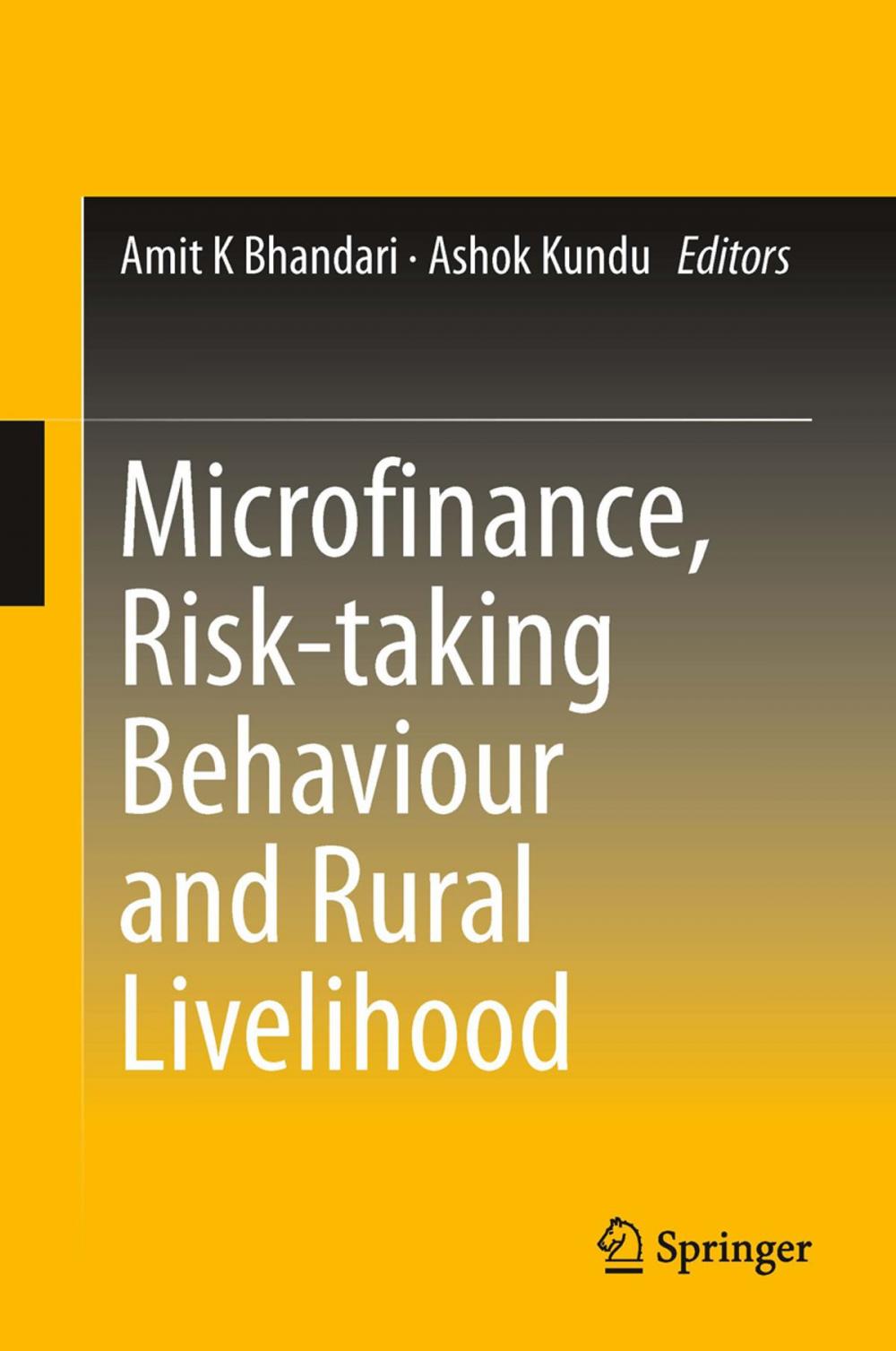 Big bigCover of Microfinance, Risk-taking Behaviour and Rural Livelihood