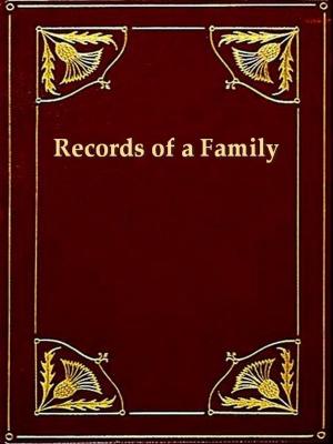 Cover of the book Records of a Family of Engineers by Cyrus Thomas