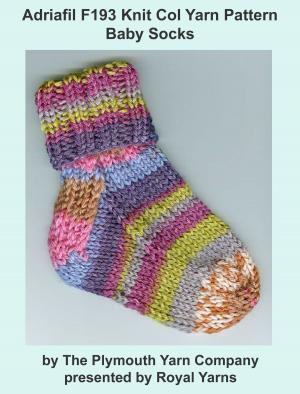 Book cover of Adriafil F193 Knit Col Yarn Pattern Baby Socks