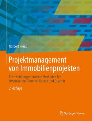 Cover of the book Projektmanagement von Immobilienprojekten by Stephane Crepey