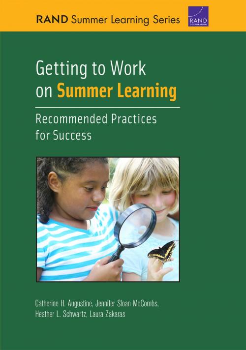 Cover of the book Getting to Work on Summer Learning by Laura Zakaras, Heather L. Schwartz, Jennifer Sloan McCombs, Catherine H. Augustine, RAND Corporation