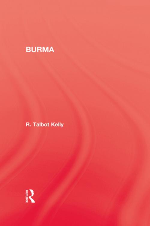 Cover of the book Burma by Kelly, Taylor and Francis