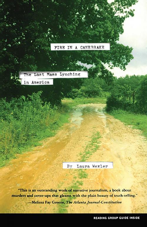 Cover of the book Fire in a Canebrake by Laura Wexler, Scribner