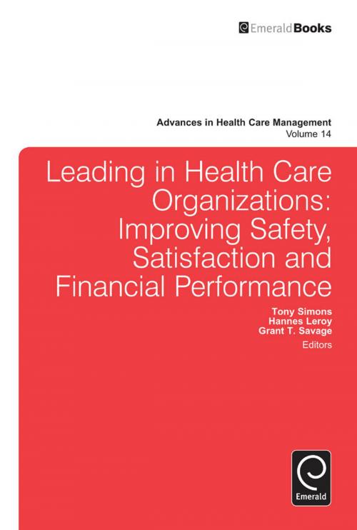 Cover of the book Leading In Health Care Organizations by , Emerald Group Publishing Limited