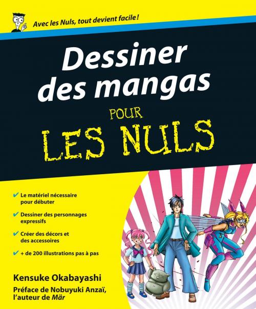 Cover of the book Dessiner des mangas pour les nuls by Kensuke OKABAYASHI, edi8