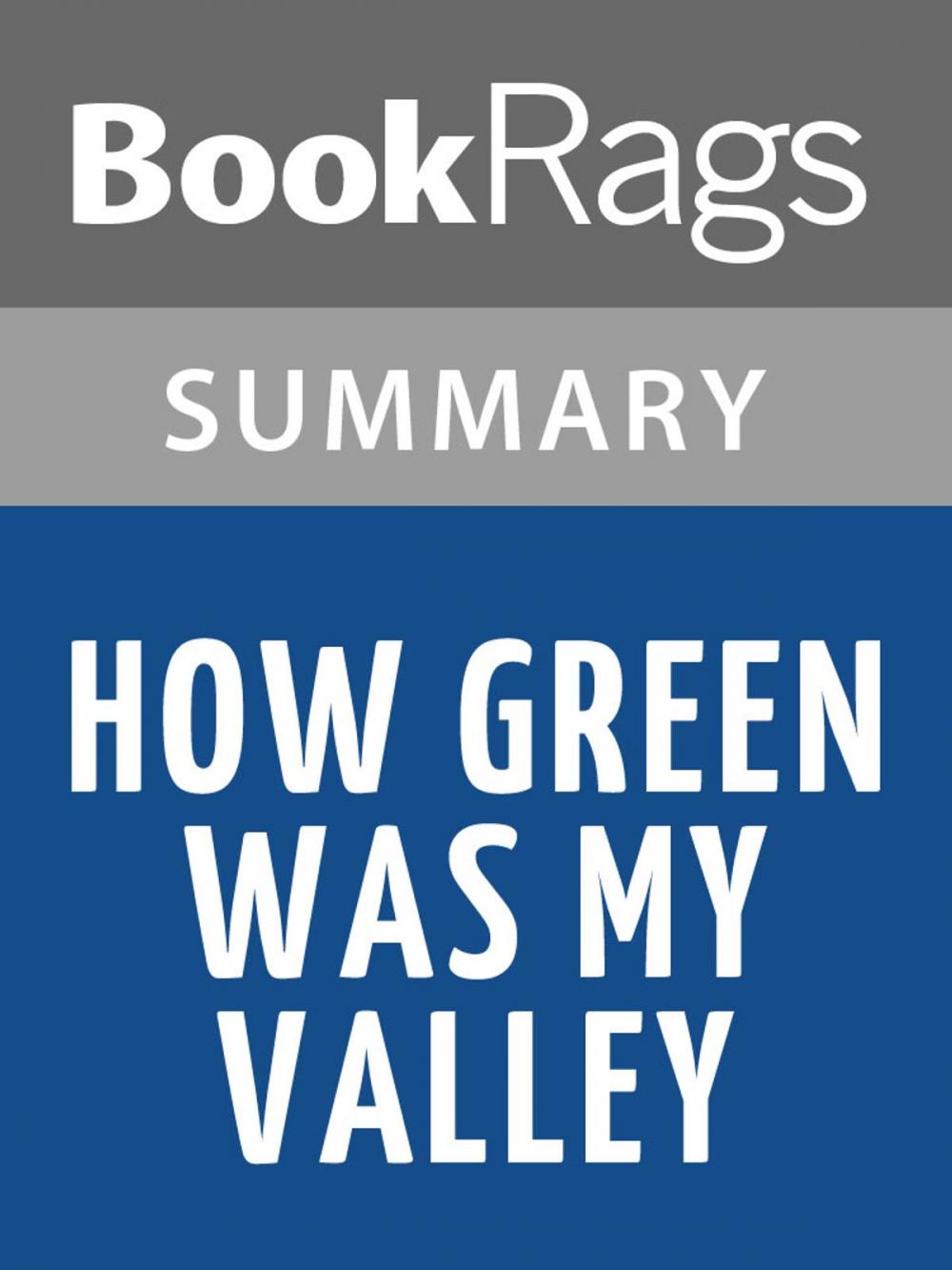 Big bigCover of How Green Was My Valley by Richard Llewellyn | Summary & Study Guide