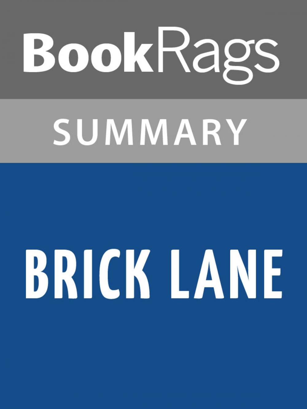 Big bigCover of Brick Lane by Monica Ali l Summary & Study Guide