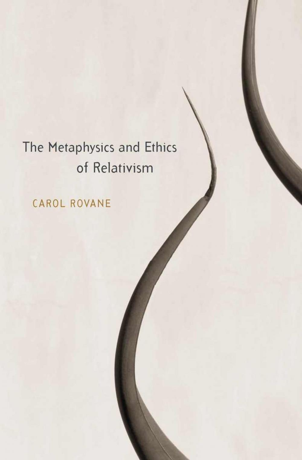 Big bigCover of The Metaphysics and Ethics of Relativism