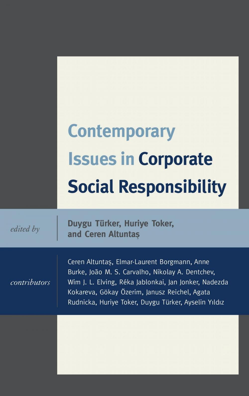 Big bigCover of Contemporary Issues in Corporate Social Responsibility