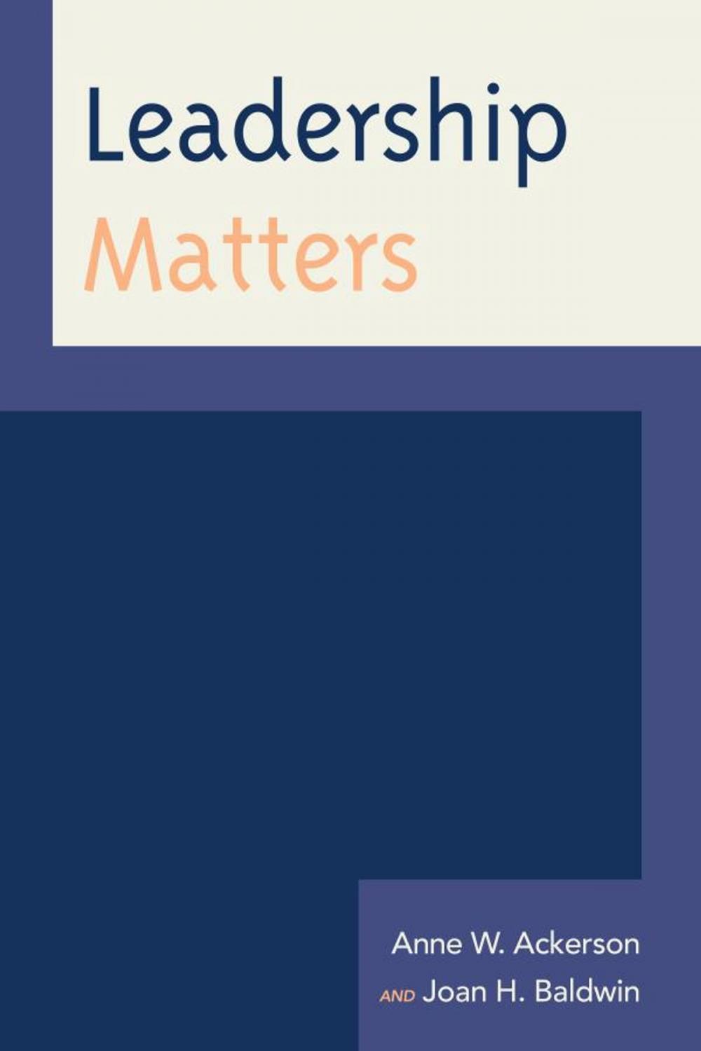 Big bigCover of Leadership Matters