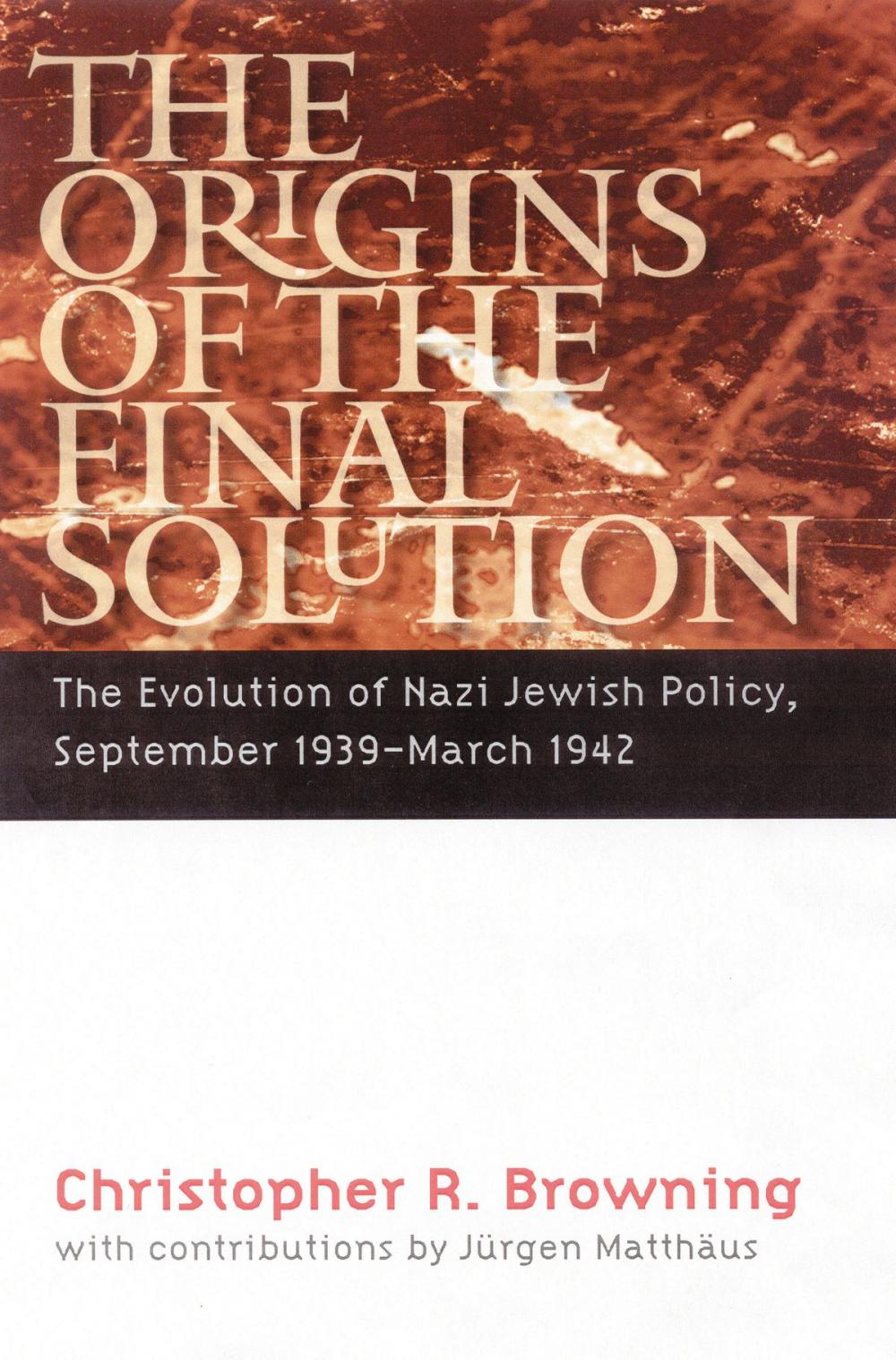 Big bigCover of The Origins of the Final Solution