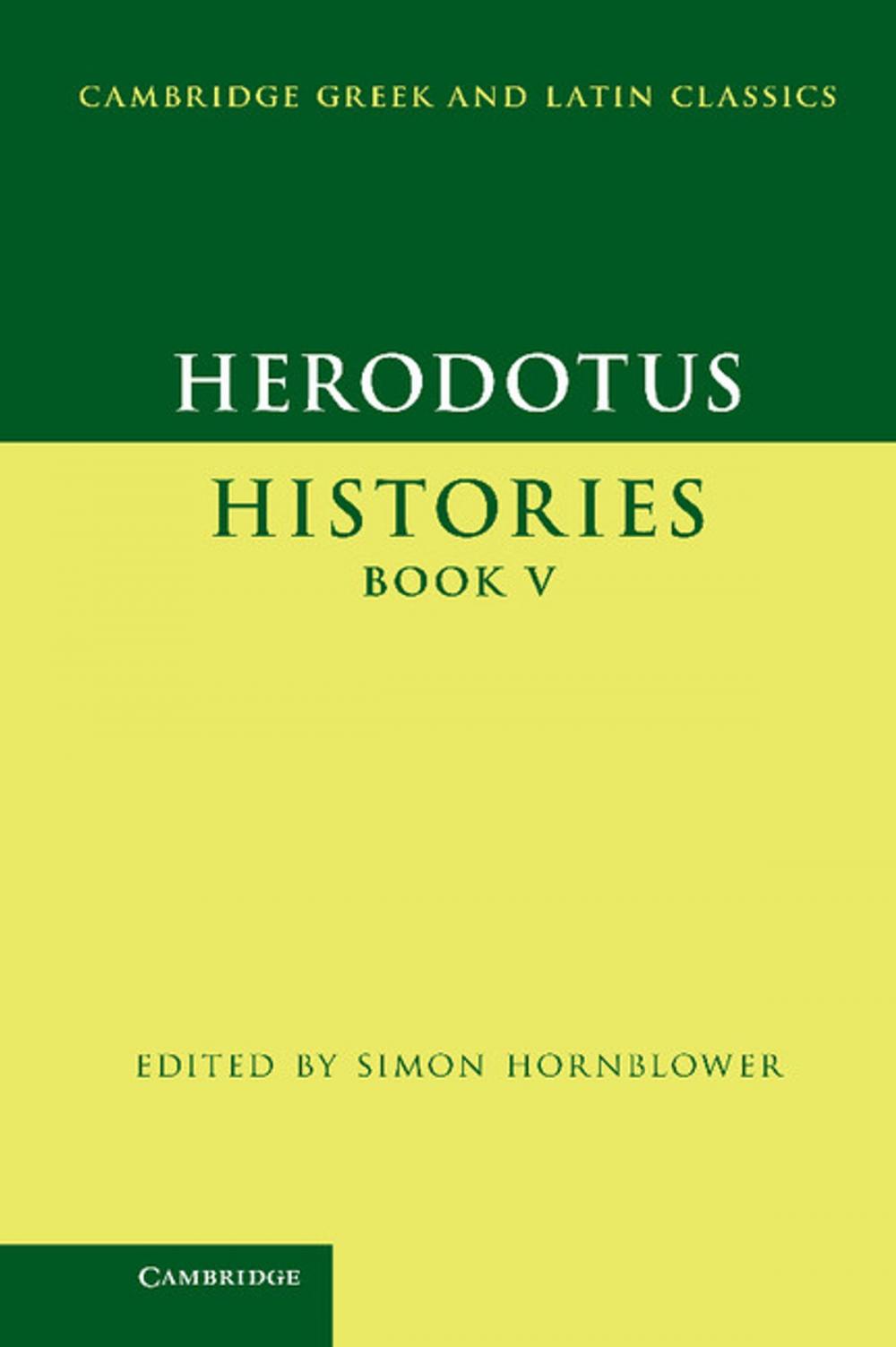 Big bigCover of Herodotus: Histories Book V