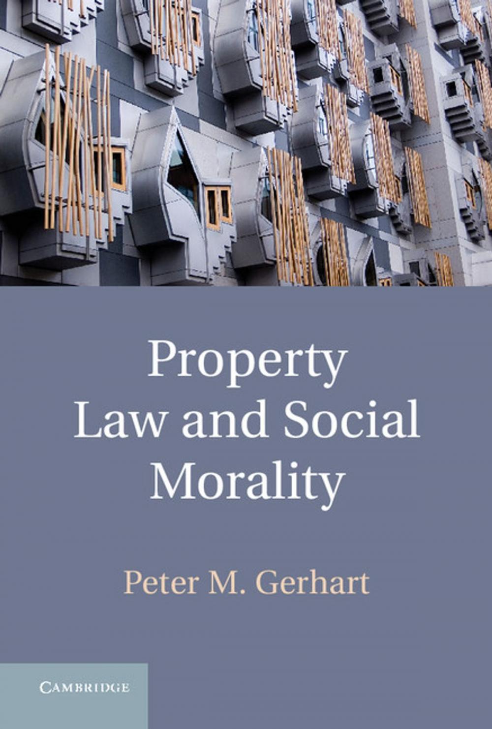 Big bigCover of Property Law and Social Morality