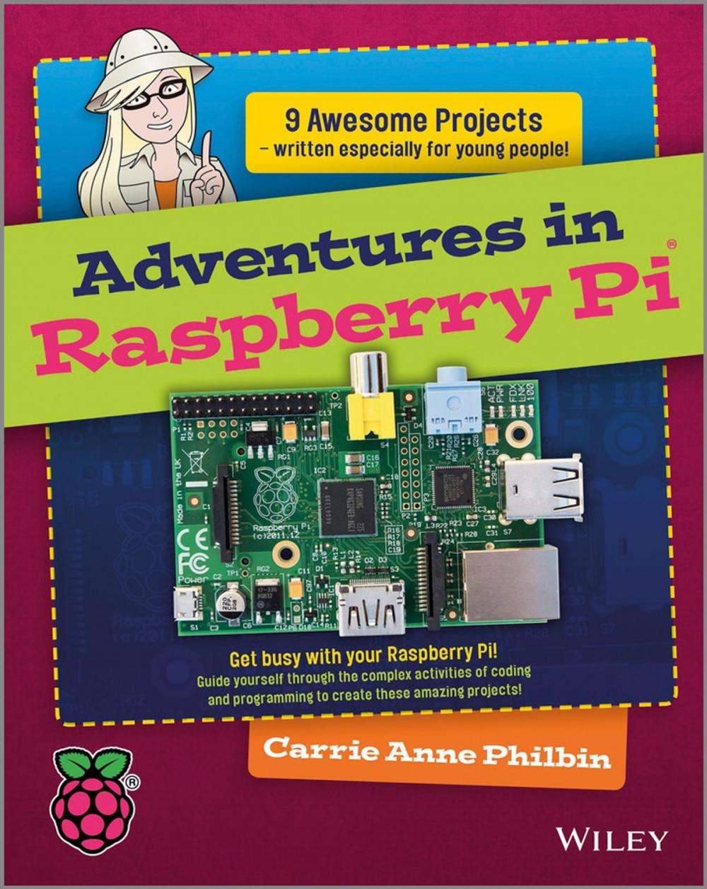 Big bigCover of Adventures In Raspberry Pi