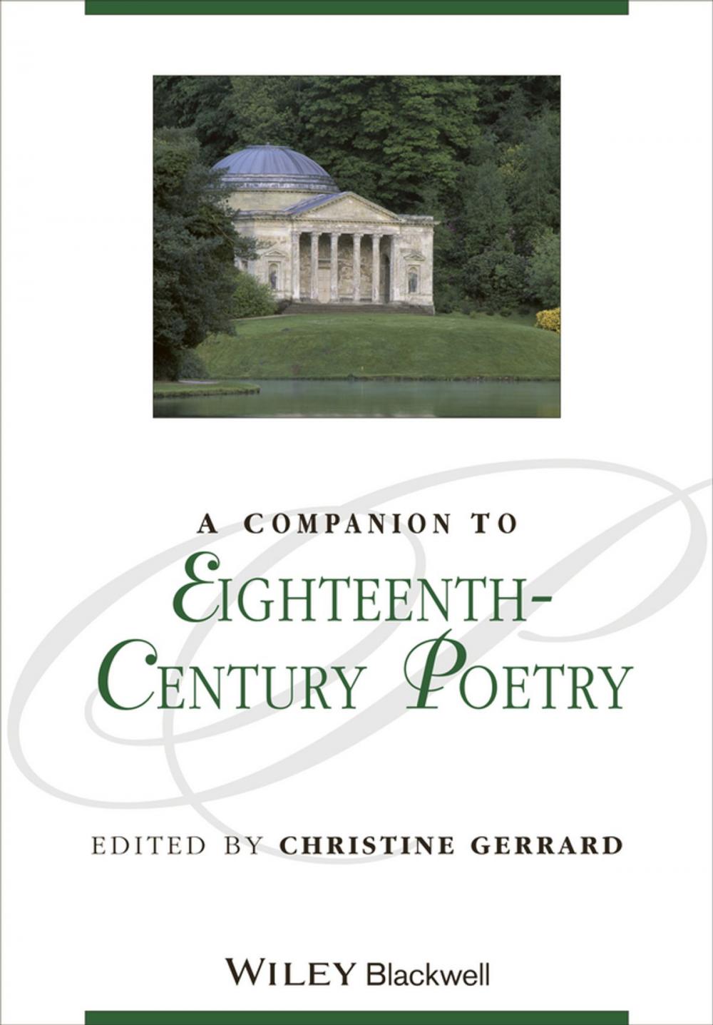 Big bigCover of A Companion to Eighteenth-Century Poetry