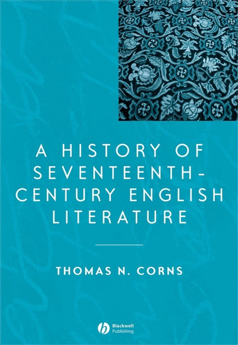 Big bigCover of A History of Seventeenth-Century English Literature