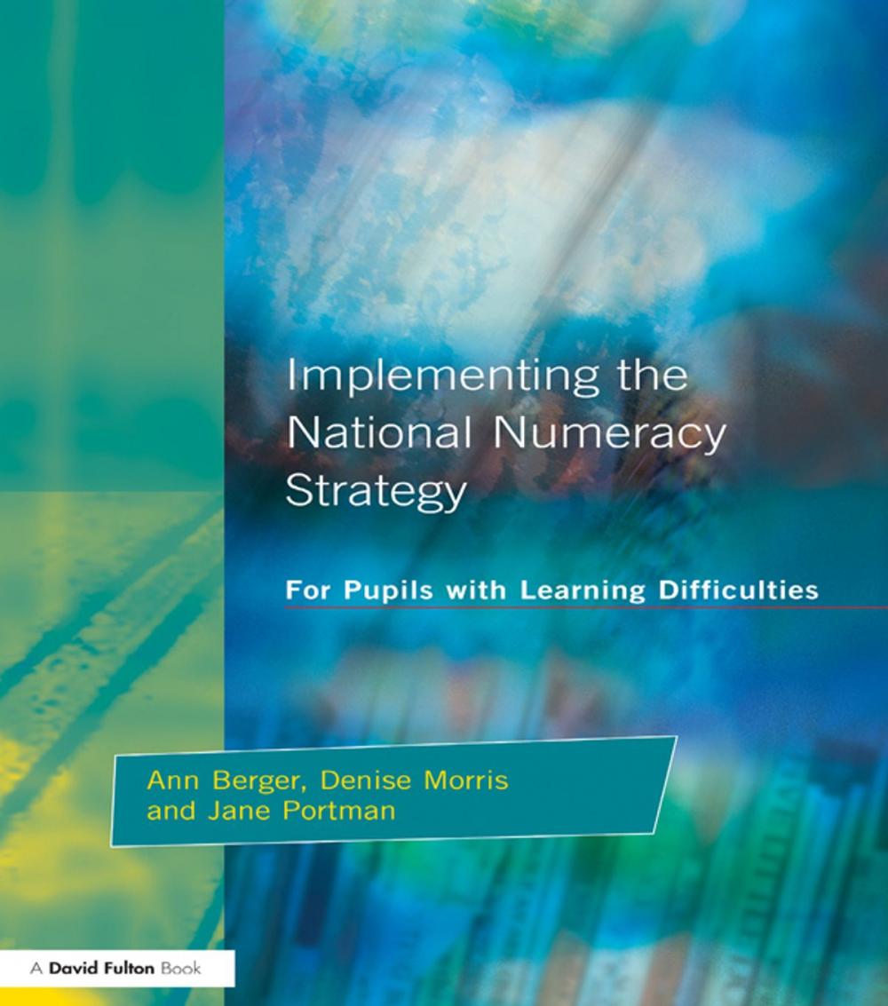 Big bigCover of Implementing the National Numeracy Strategy