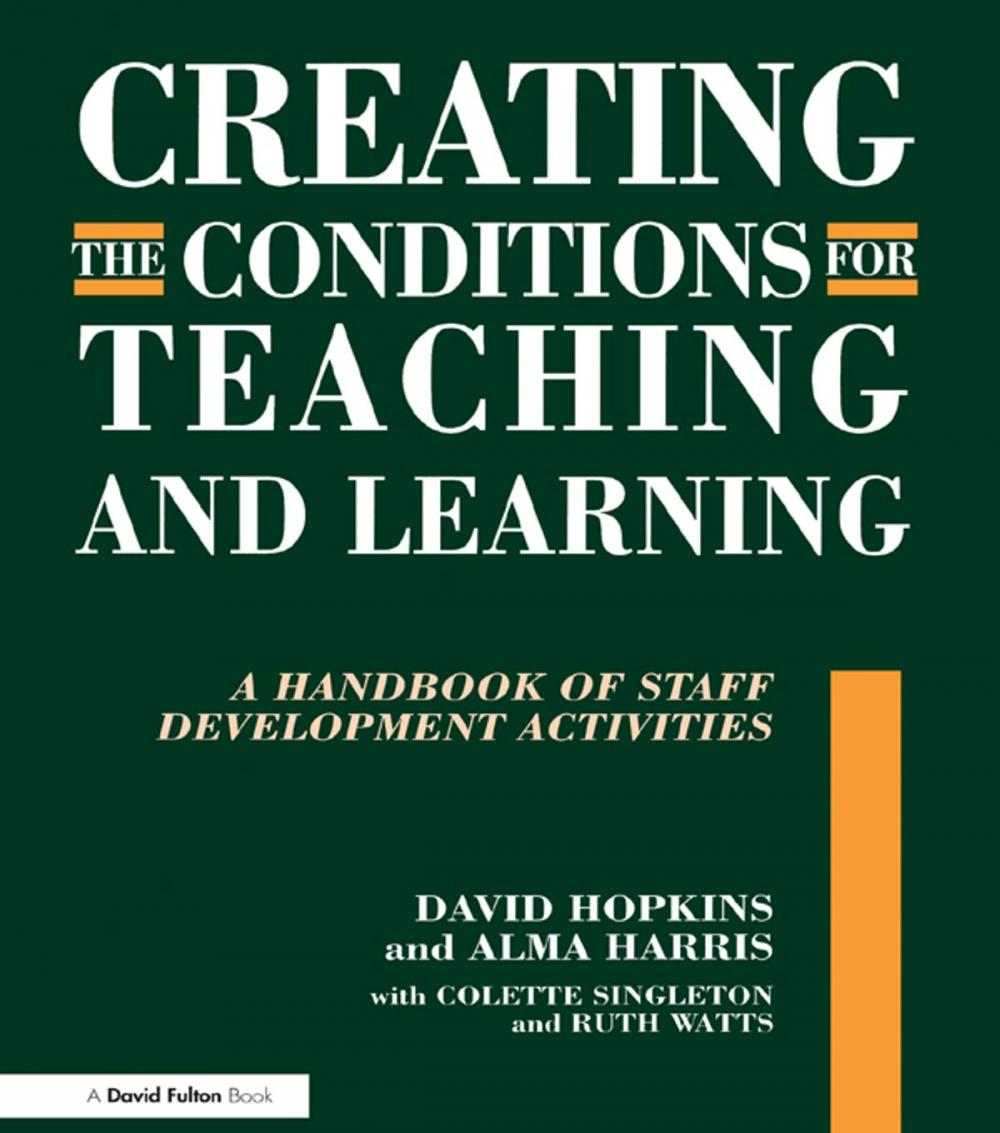 Big bigCover of Creating the Conditions for Teaching and Learning