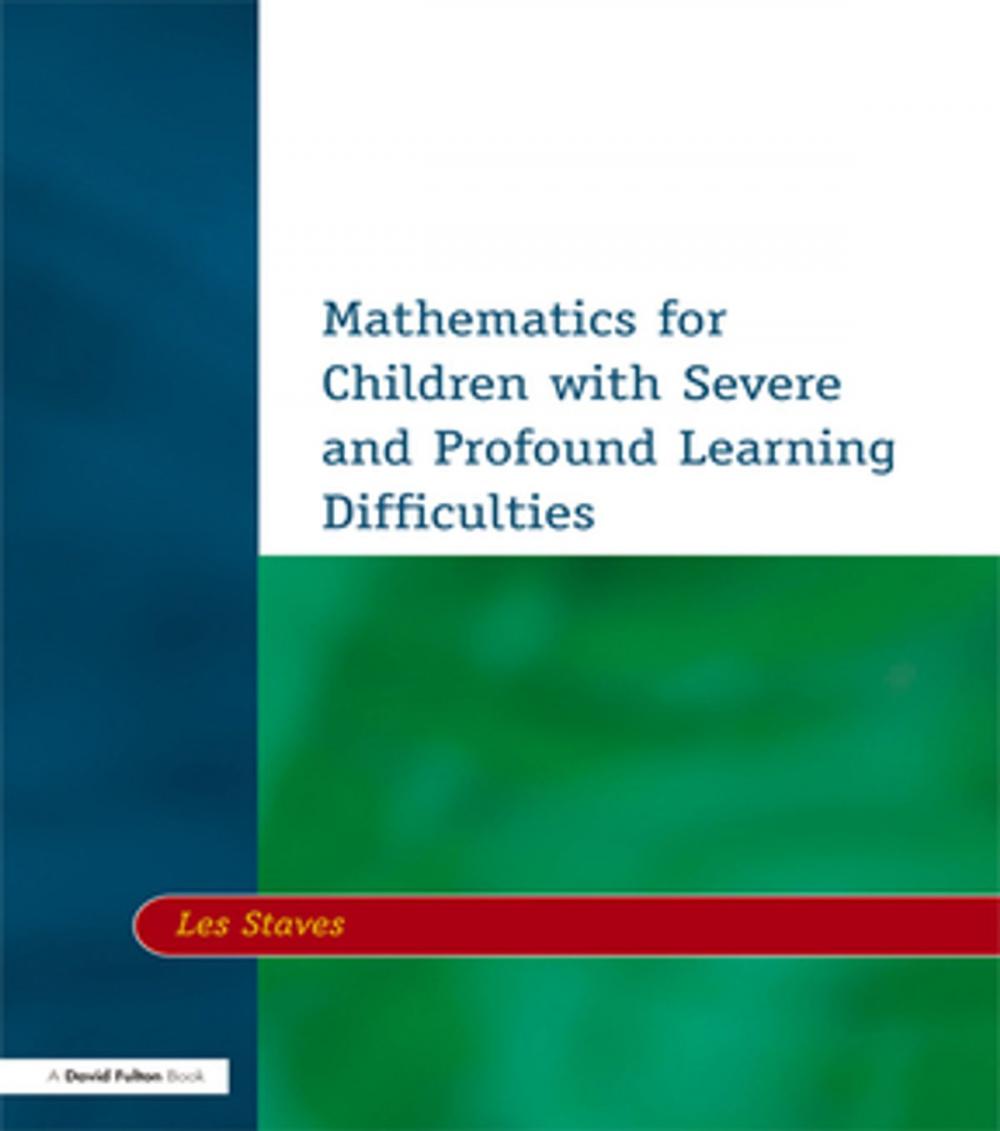 Big bigCover of Mathematics for Children with Severe and Profound Learning Difficulties