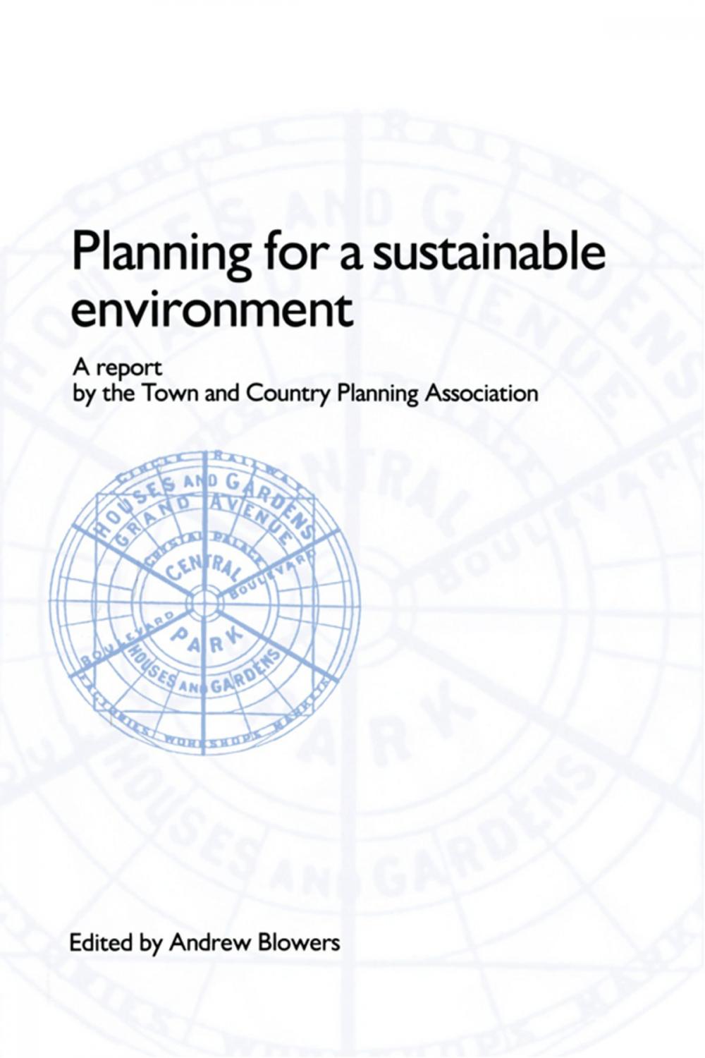 Big bigCover of Planning for a Sustainable Environment