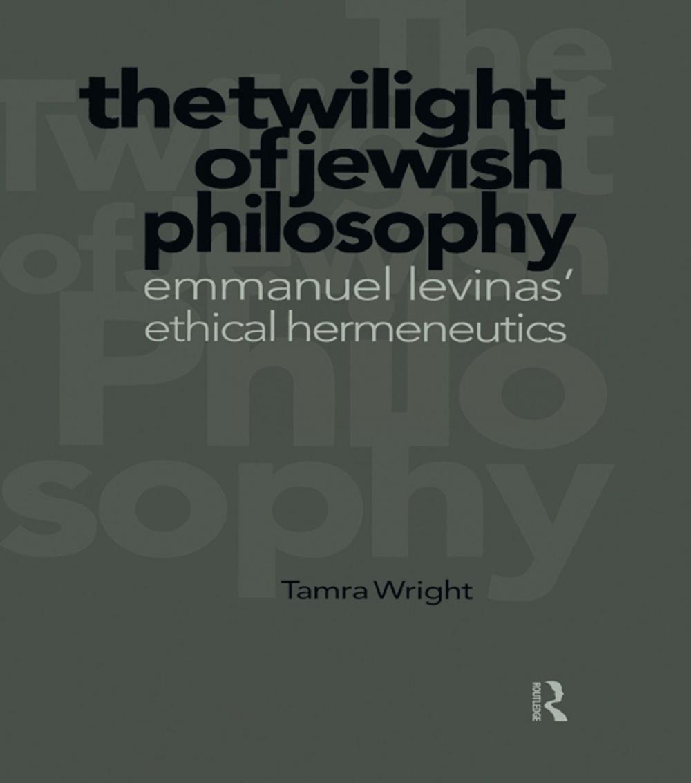 Big bigCover of Twilight of Jewish Philosophy