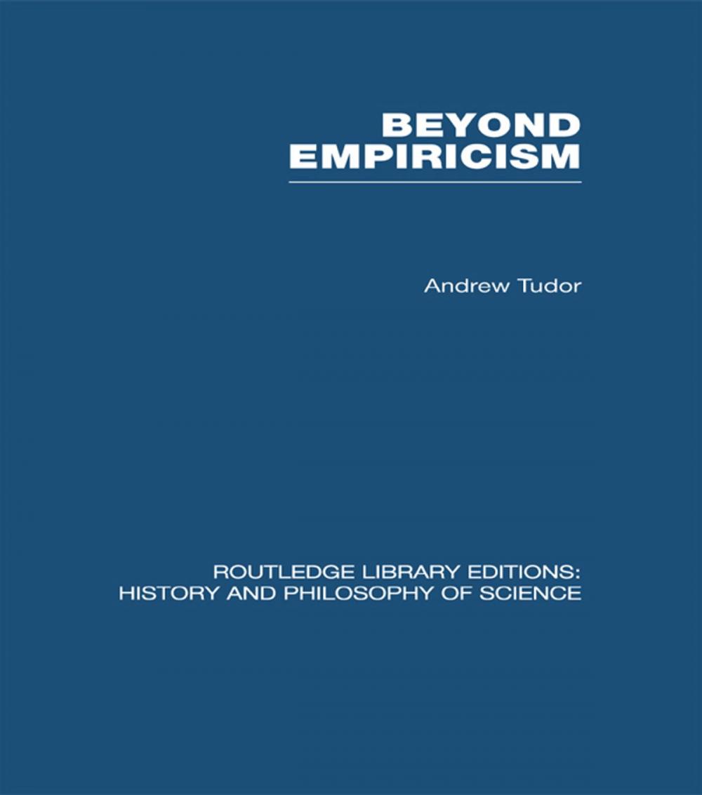 Big bigCover of Beyond Empiricism