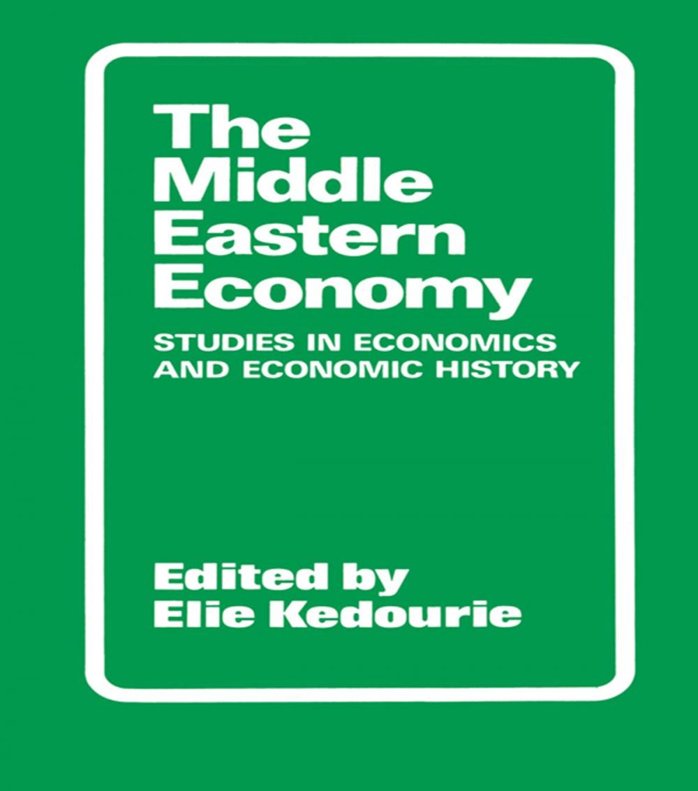 Big bigCover of The Middle Eastern Economy