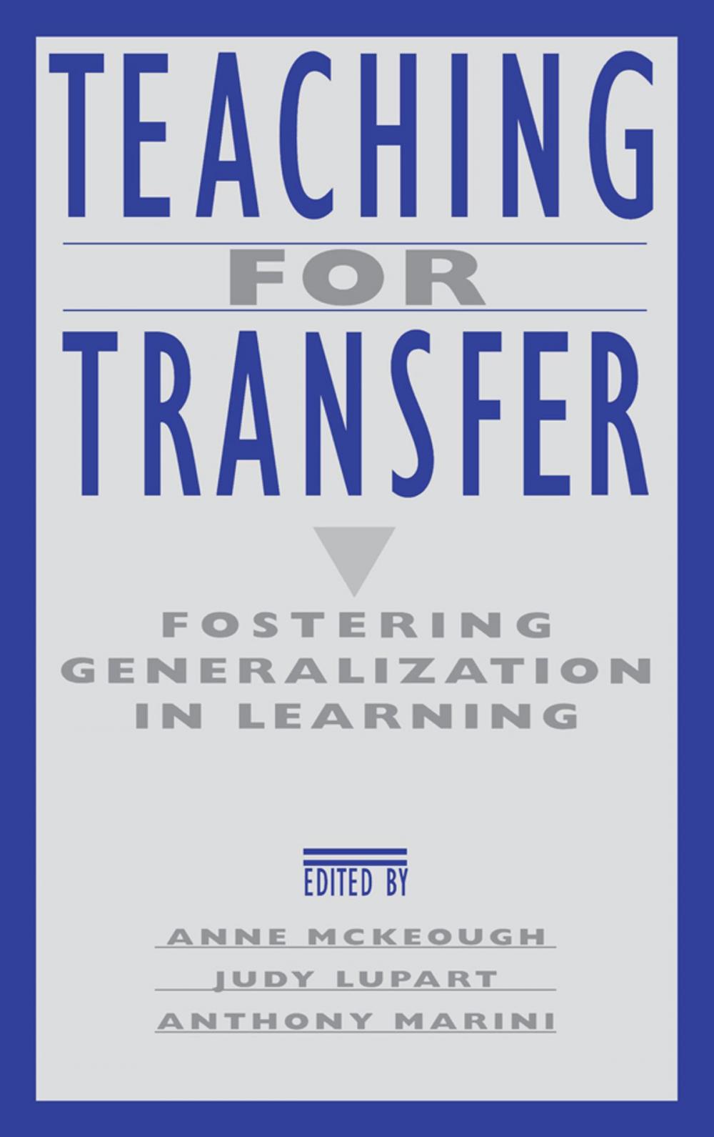 Big bigCover of Teaching for Transfer