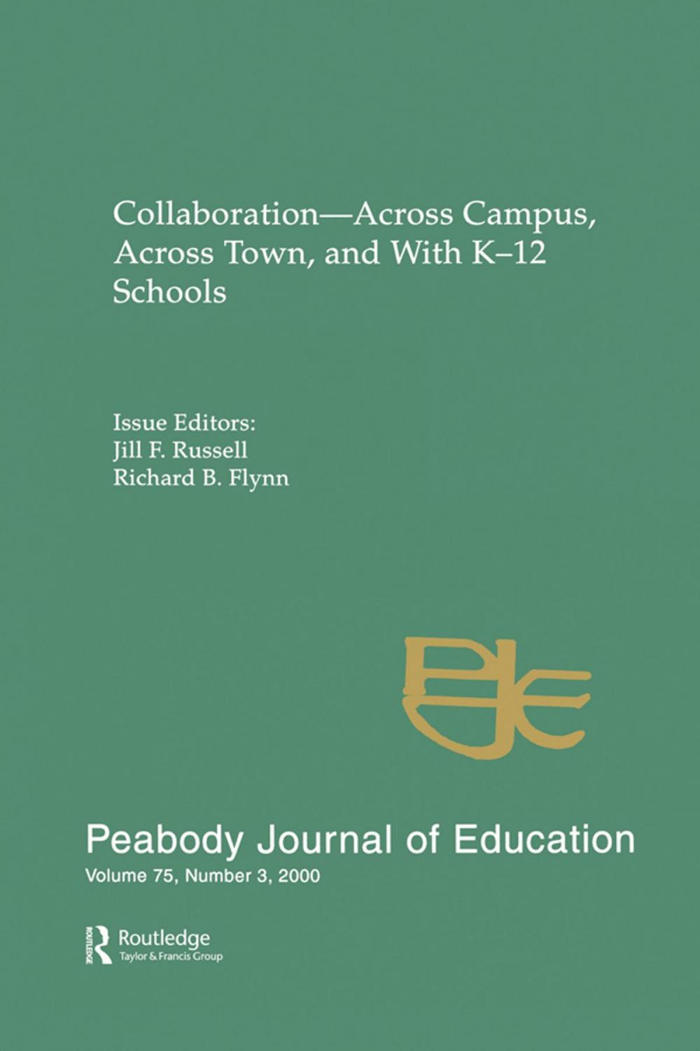 Big bigCover of Collaboration--across Campus, Across Town, and With K-12 Schools