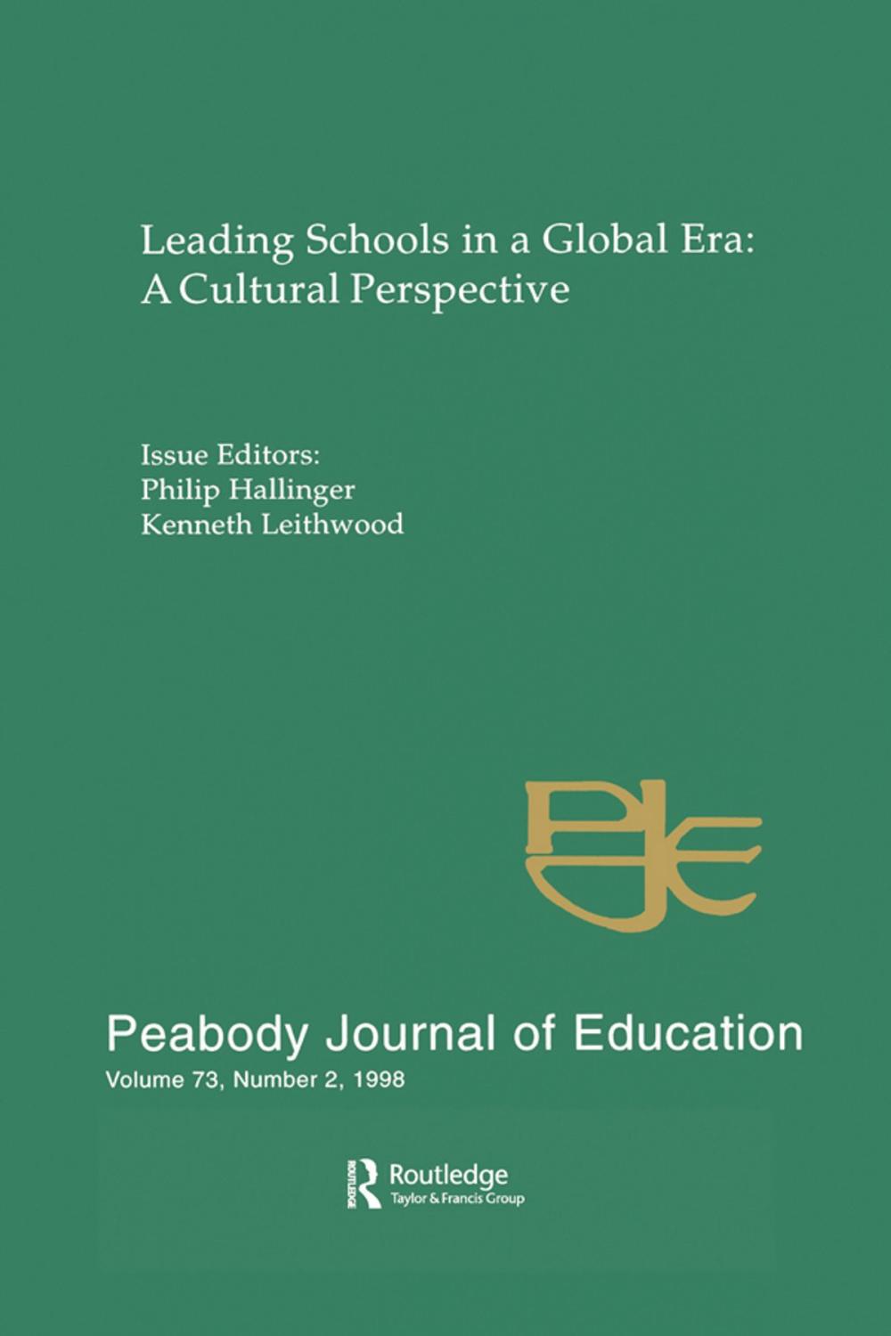 Big bigCover of Leading Schools in a Global Era