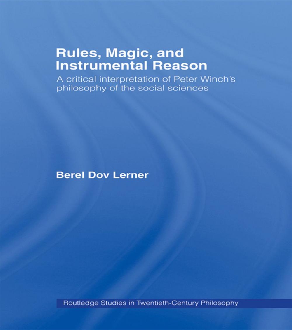 Big bigCover of Rules, Magic and Instrumental Reason