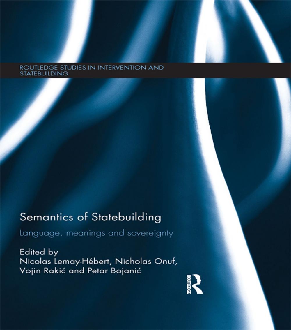 Big bigCover of Semantics of Statebuilding