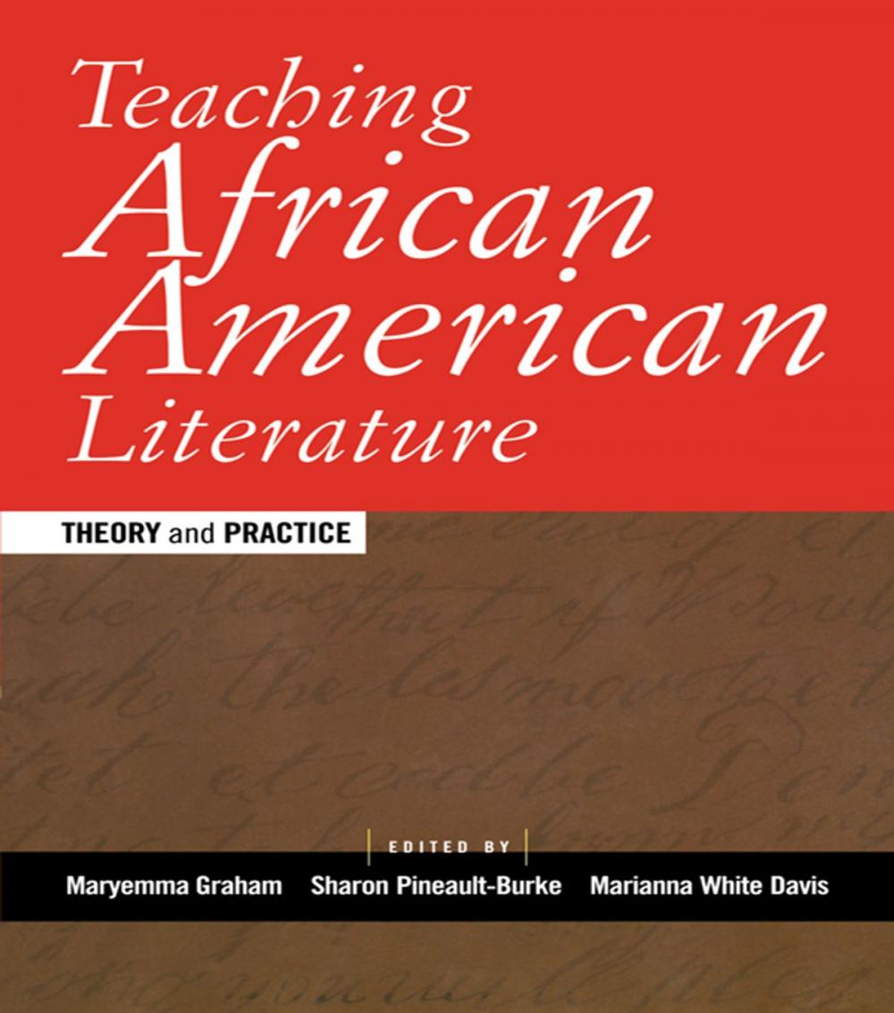 Big bigCover of Teaching African American Literature