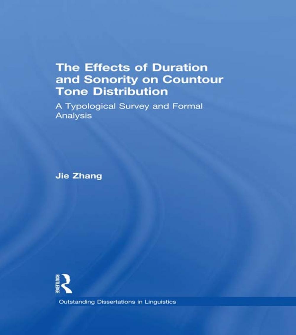 Big bigCover of The Effects of Duration and Sonority on Countour Tone Distribution