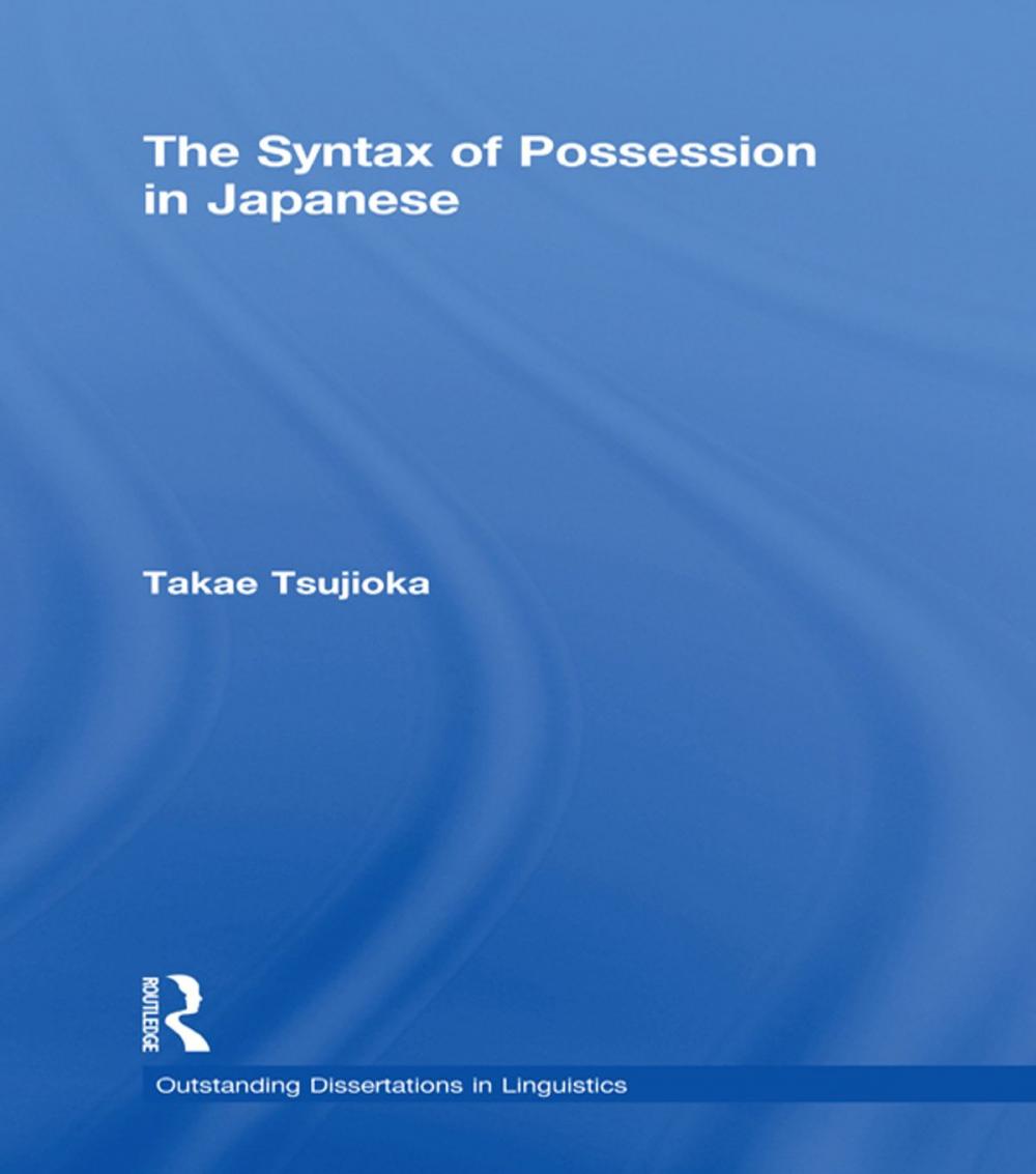 Big bigCover of The Syntax of Possession in Japanese
