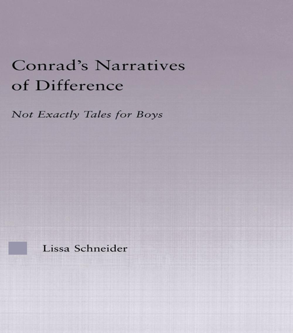 Big bigCover of Conrad's Narratives of Difference