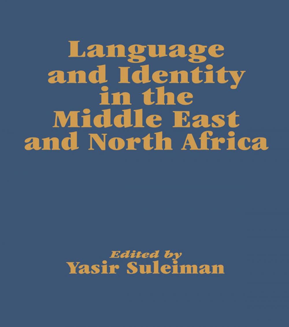 Big bigCover of Language and Identity in the Middle East and North Africa