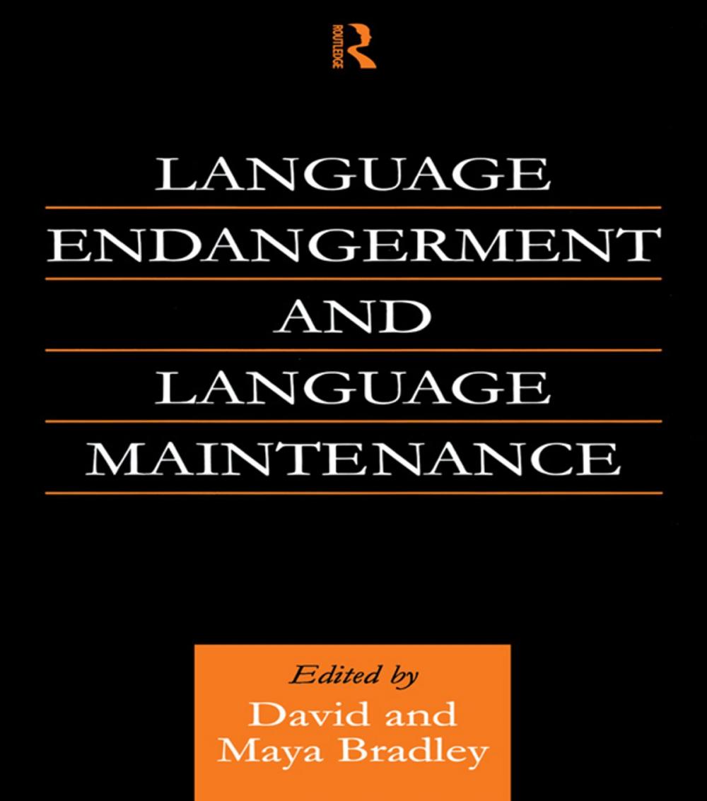 Big bigCover of Language Endangerment and Language Maintenance