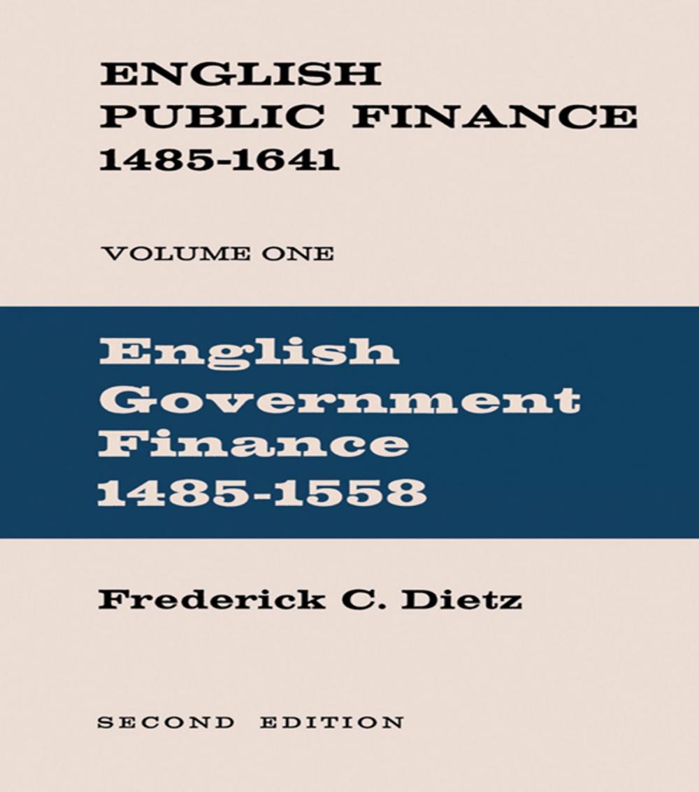 Big bigCover of English Public Finance